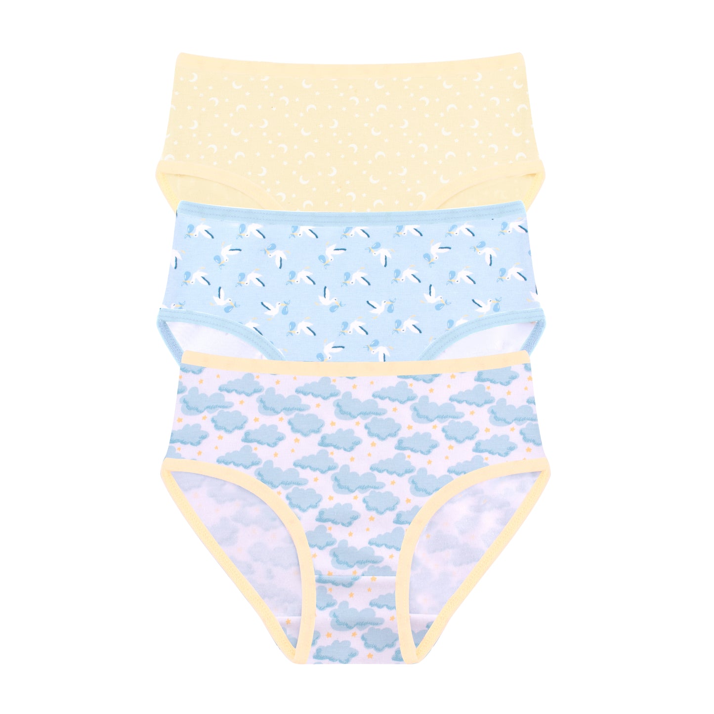 Girls Printed Brief - Pack of 3