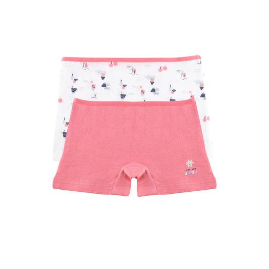 Girls Printed Hot Short - Pack of 2