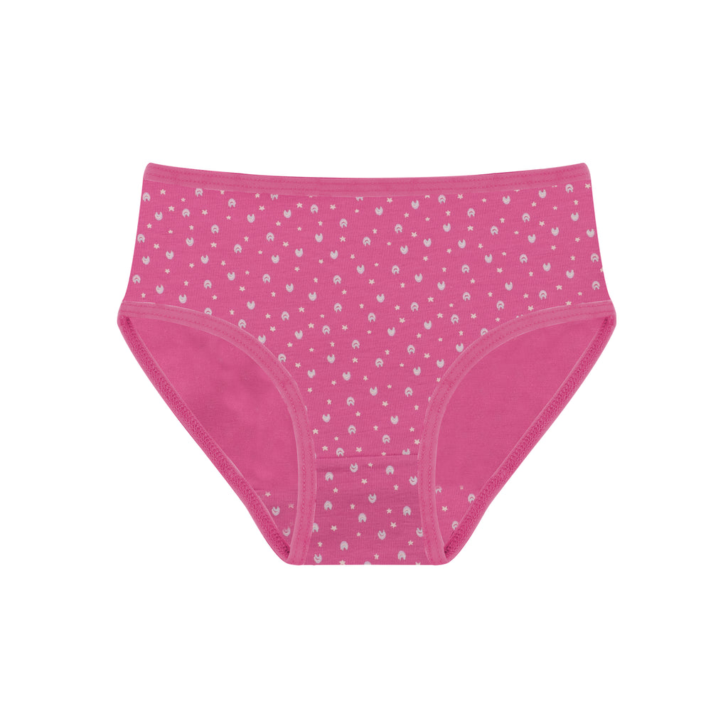 Girls Printed Brief - Pack of 3