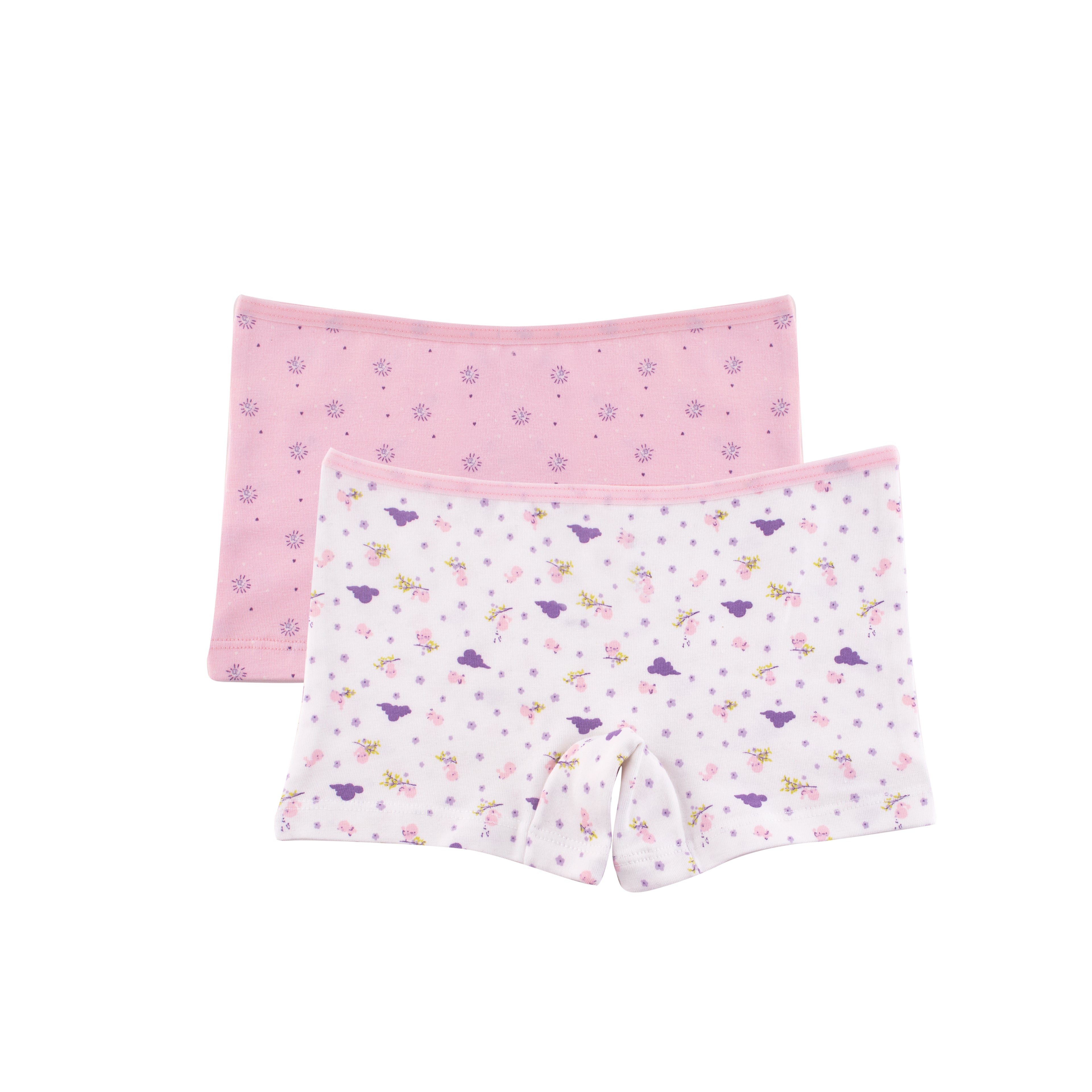 Girls Printed Hot Short - Pack of 2