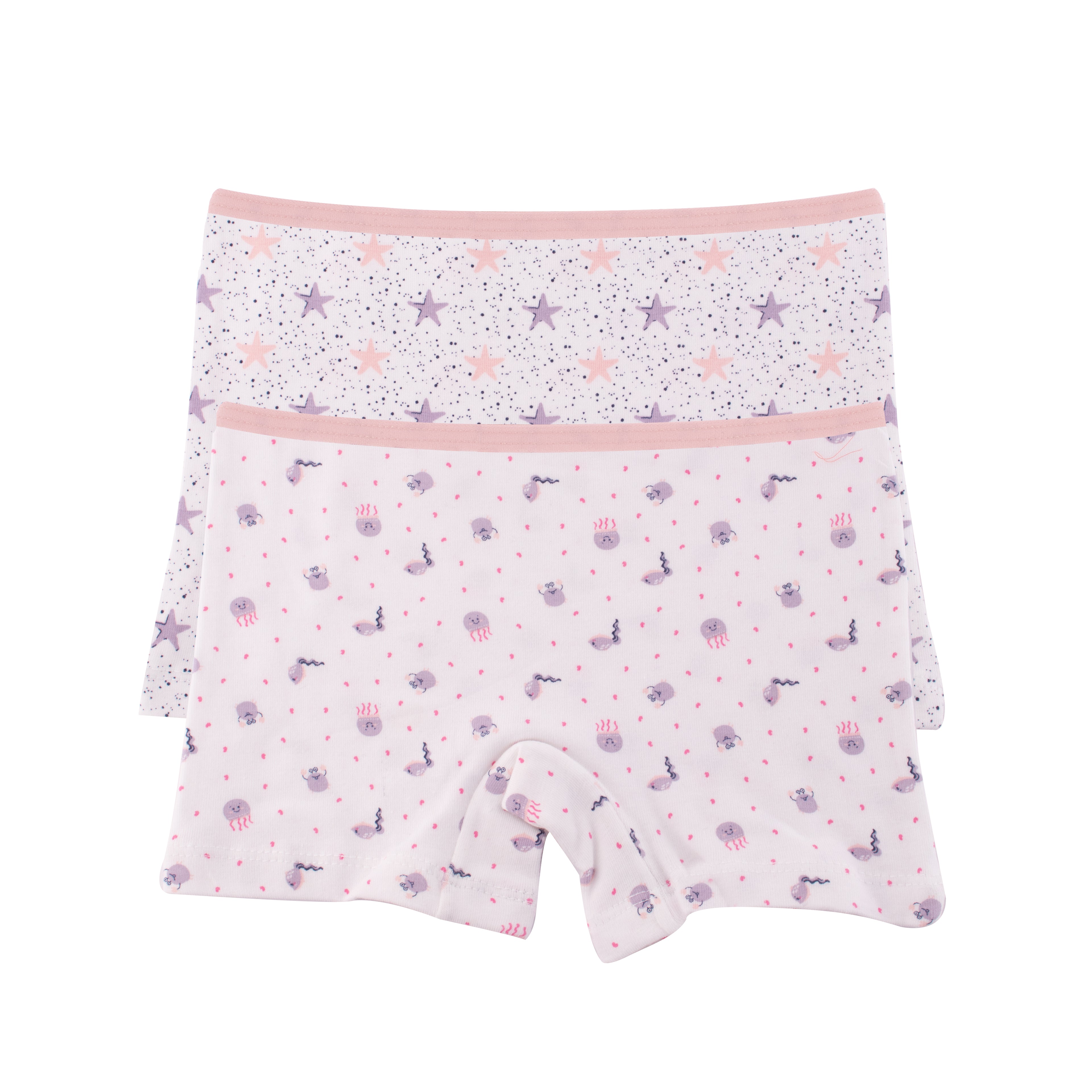 Girls Printed Hot Short - Pack of 2
