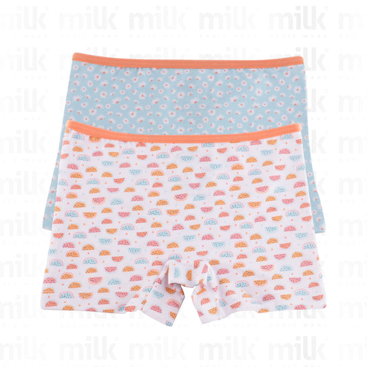 Girls Printed Hot Short - Pack of 2