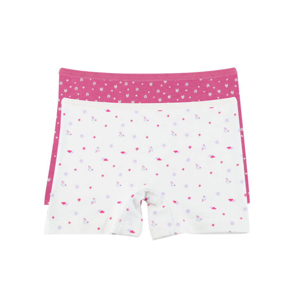 Girls Printed Hot Short - Pack of 2