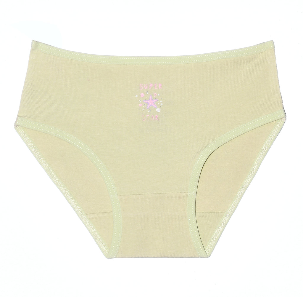 Girls Printed Brief - Pack of 3