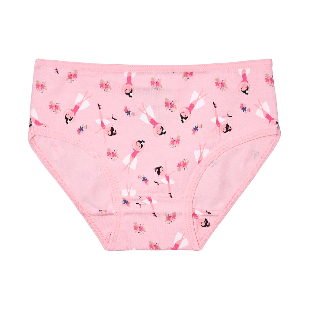 Girls Printed Brief - Pack of 3