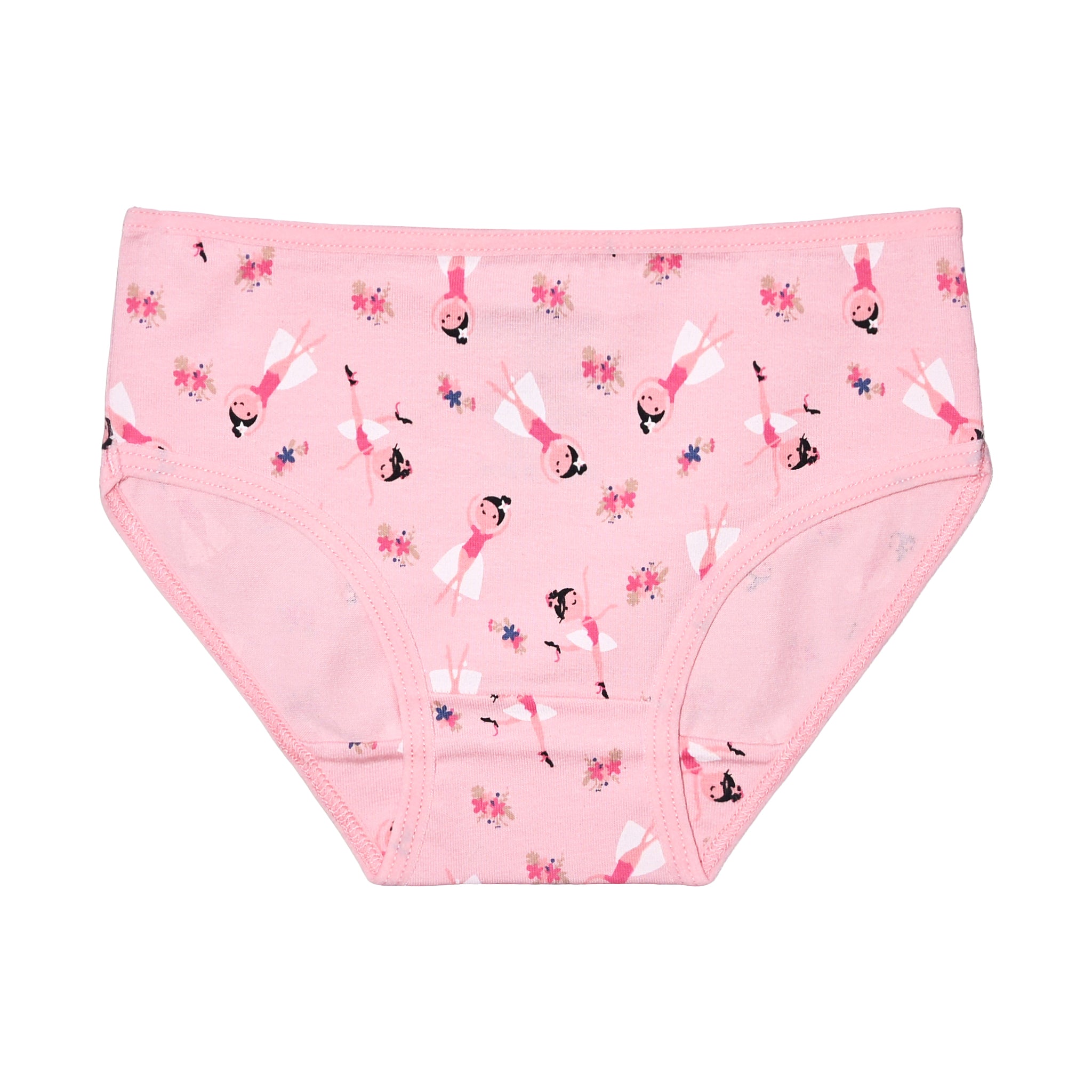 Girls Printed Brief - Pack of 3