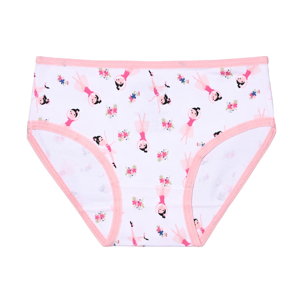 Girls Printed Brief - Pack of 3