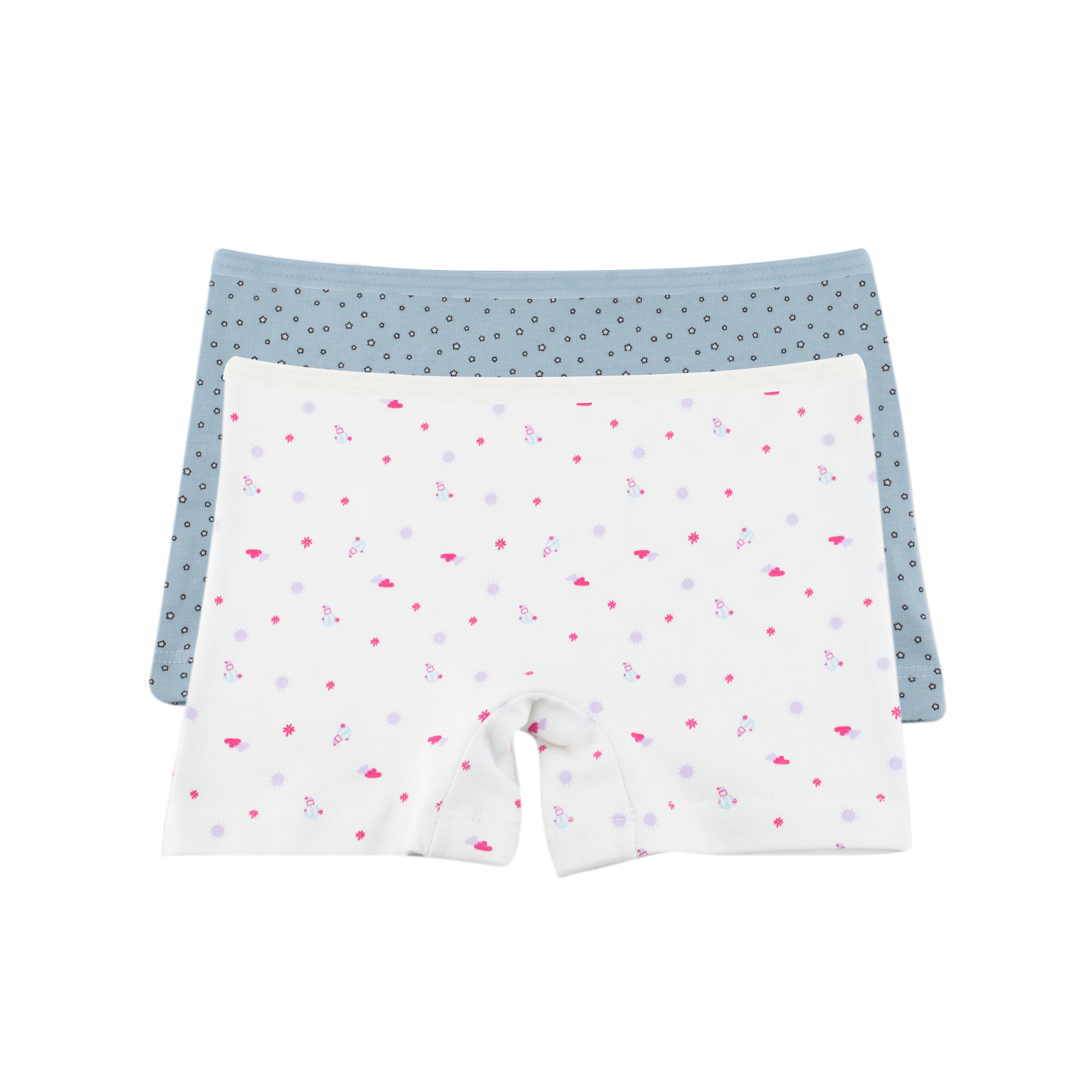 Girls Printed Hot Short - Pack of 2