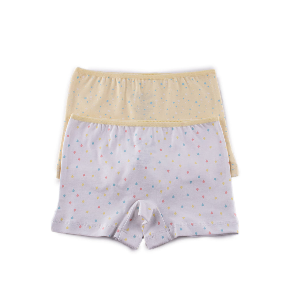 Girls Printed Hot Short - Pack of 2