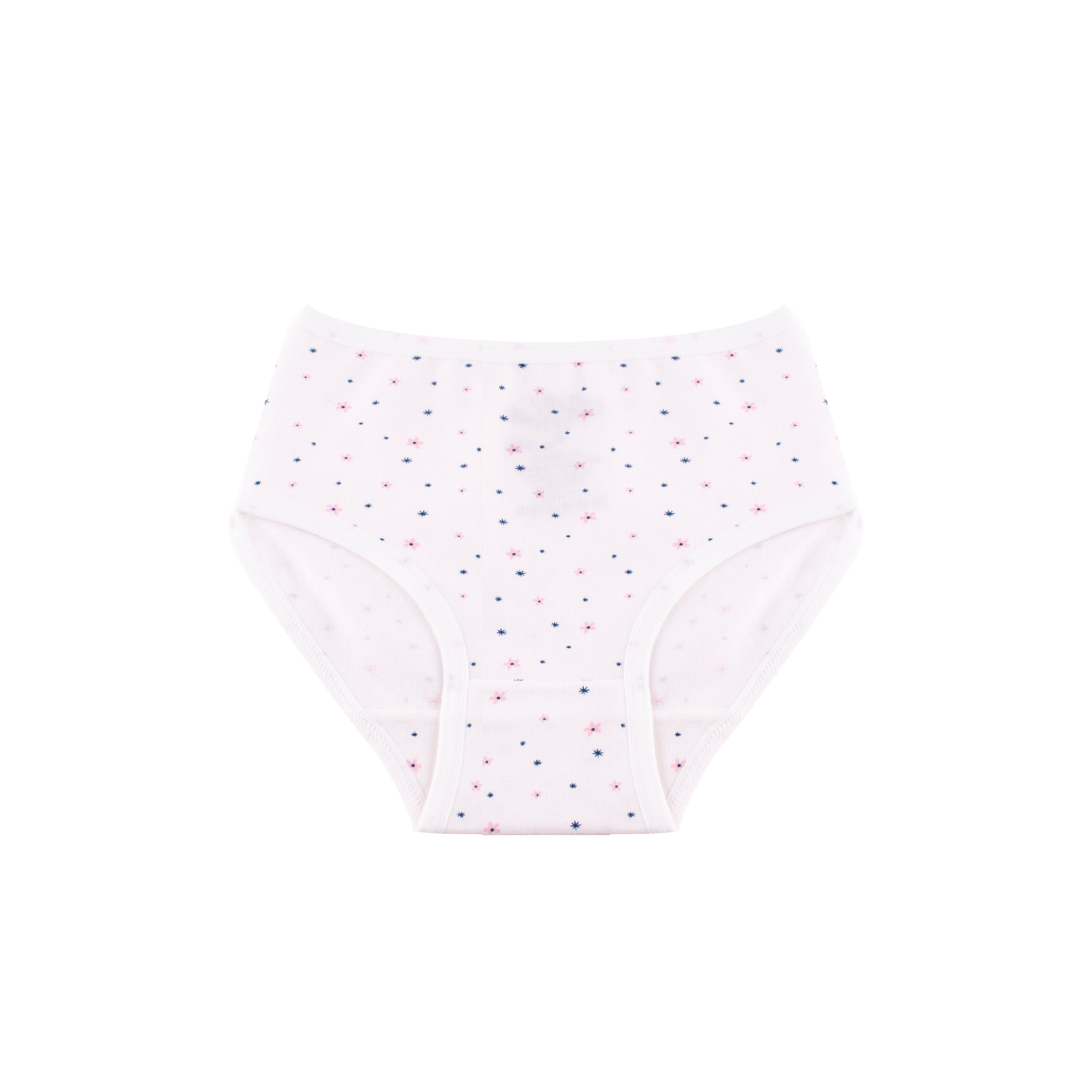 Girls Printed Brief - Pack of 3