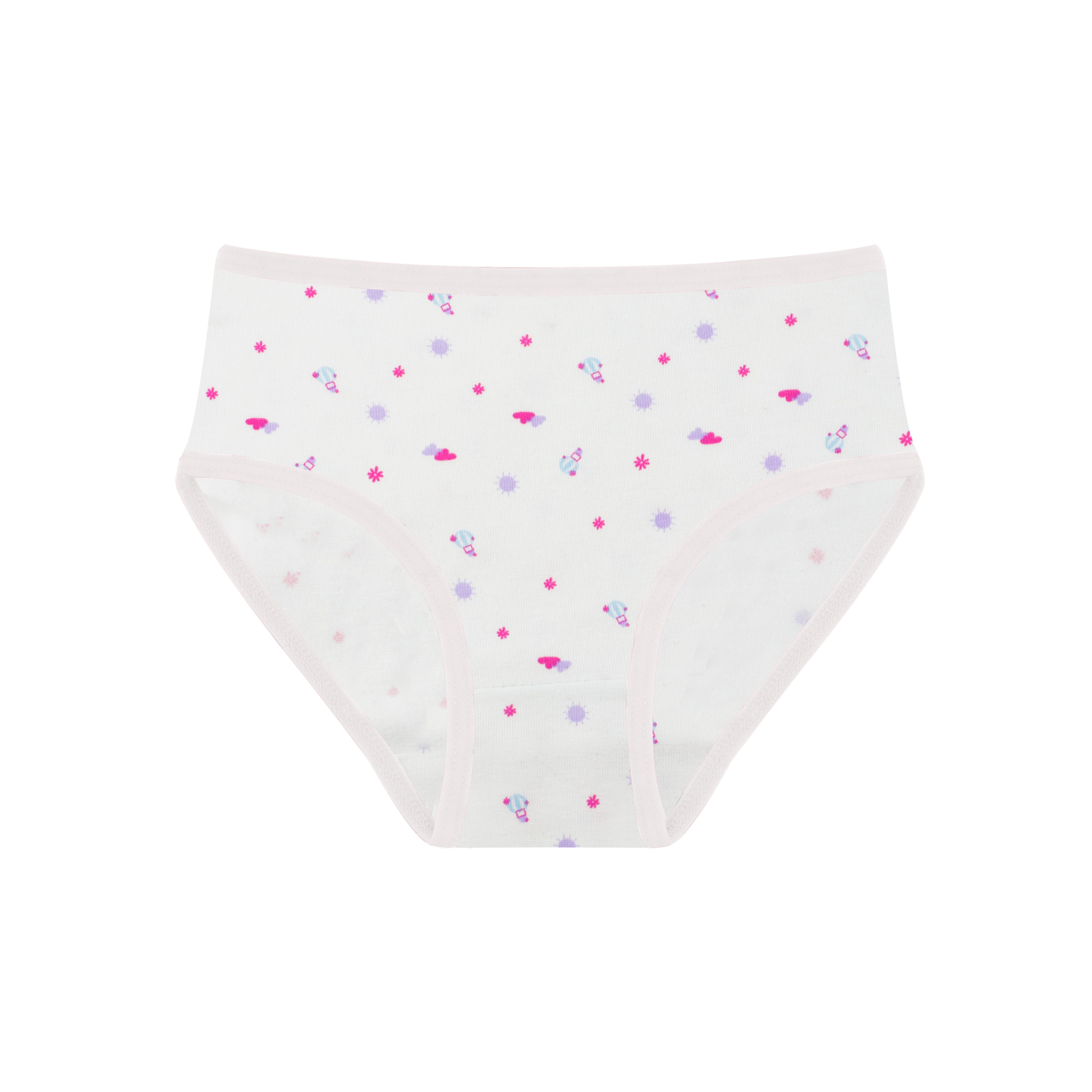Girls Printed Brief - Pack of 3