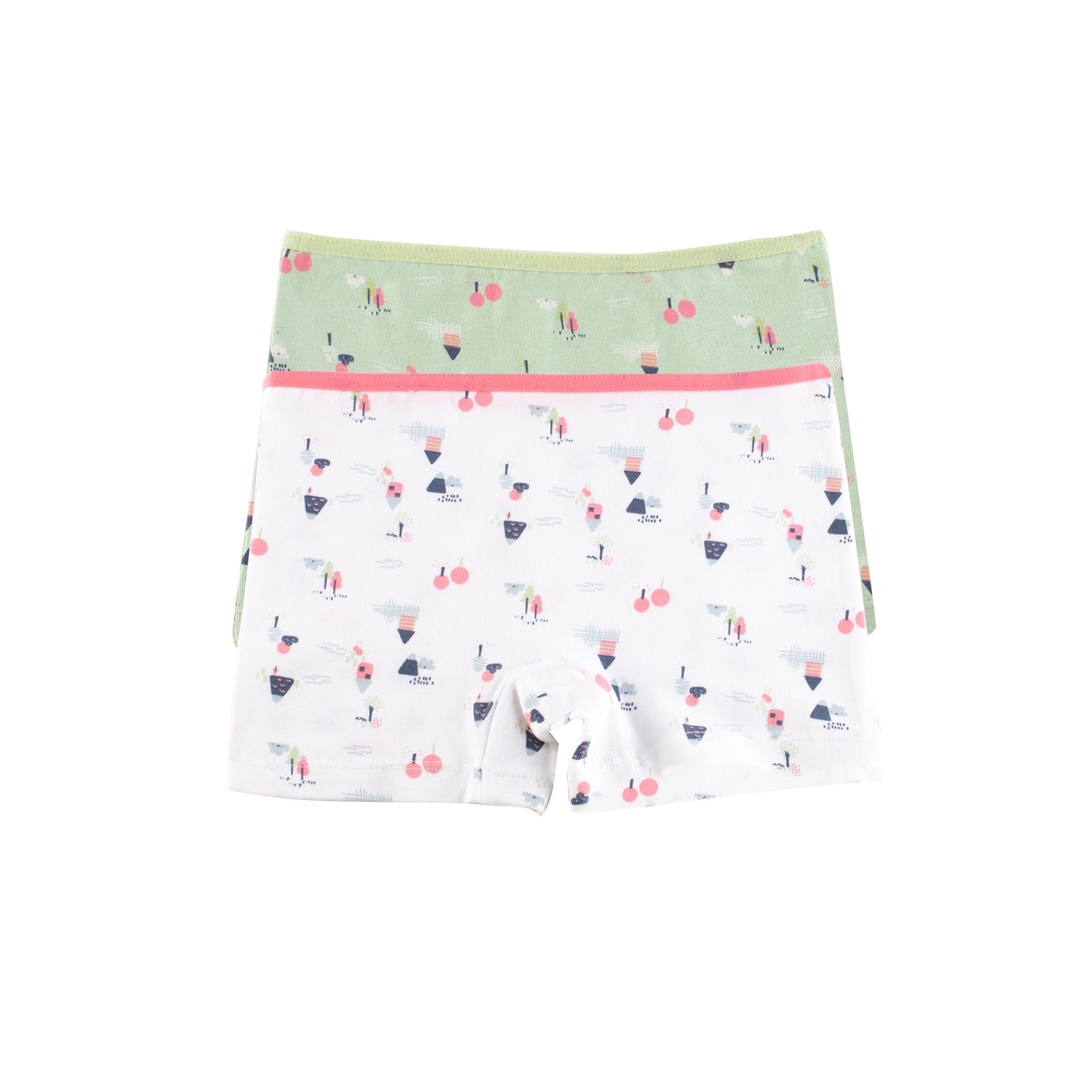 Girls Printed Hot Short - Pack of 2