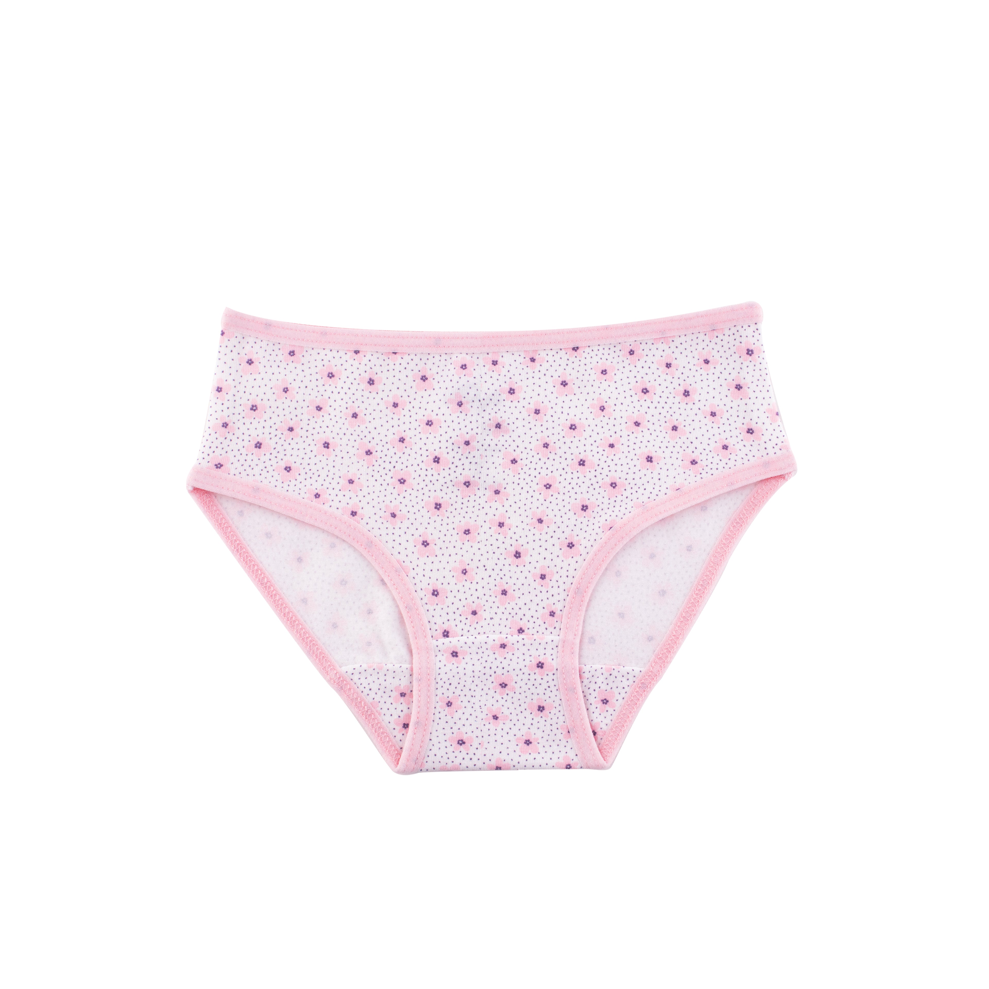 Girls Printed Brief - Pack of 3