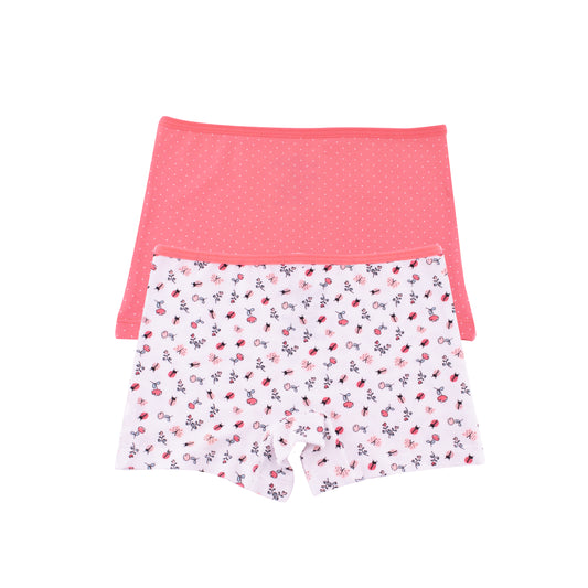 Girls Printed Hot Short - Pack of 2