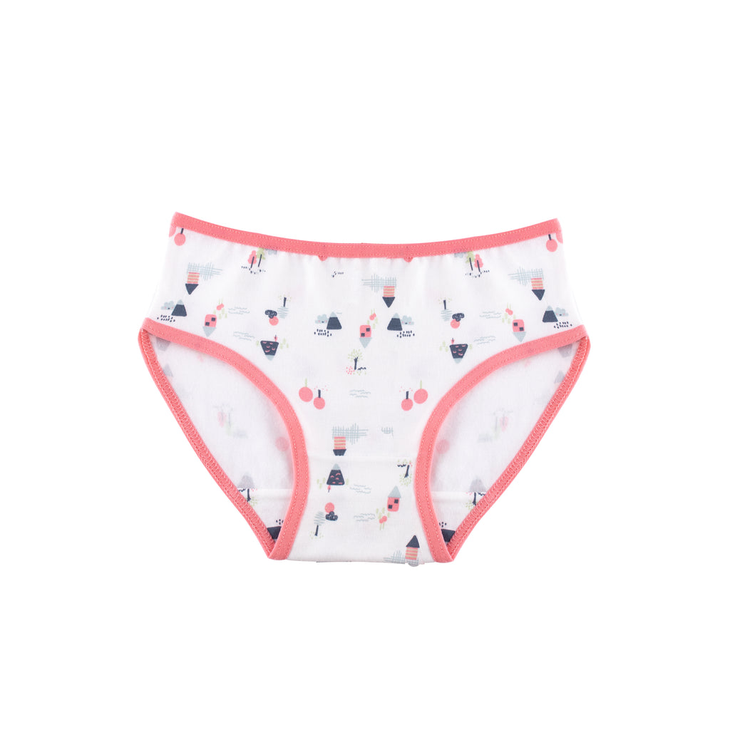 Girls Printed Brief - Pack of 3