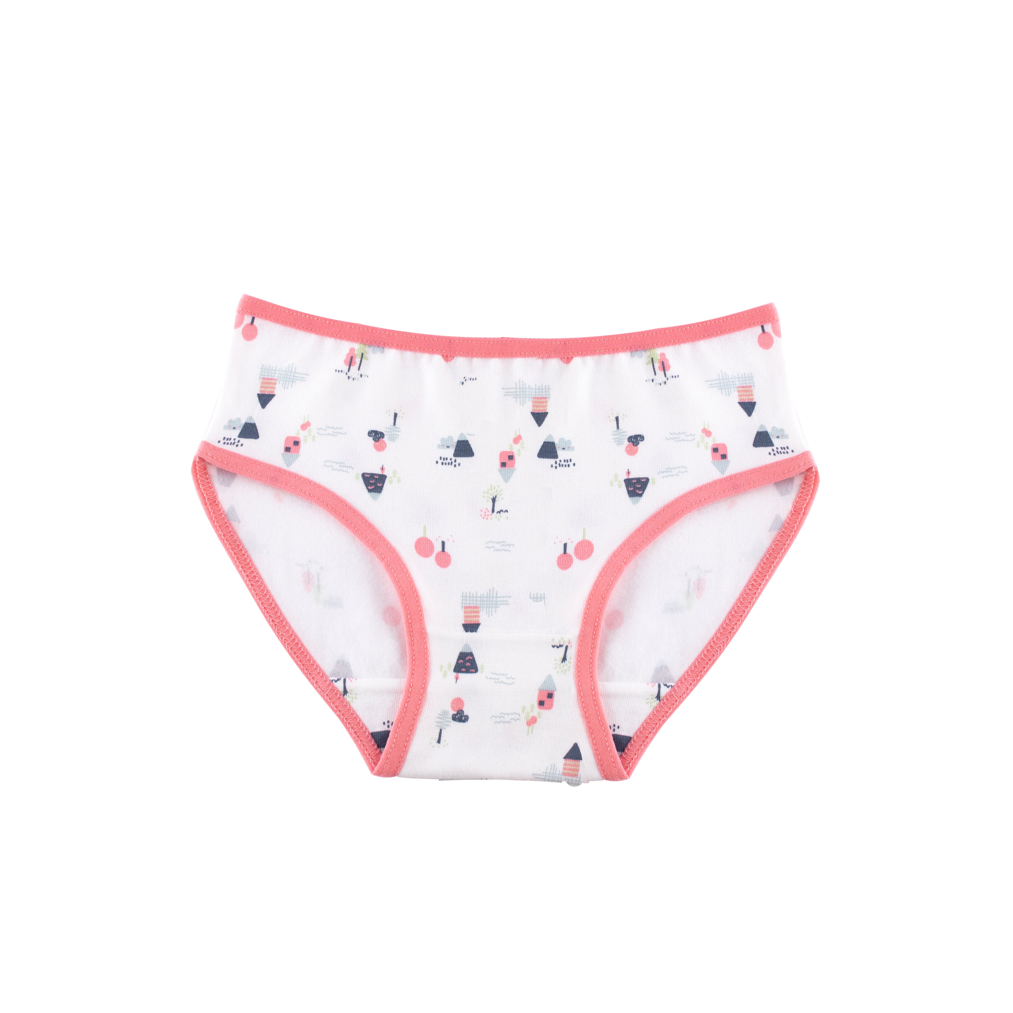 Girls Printed Brief - Pack of 3