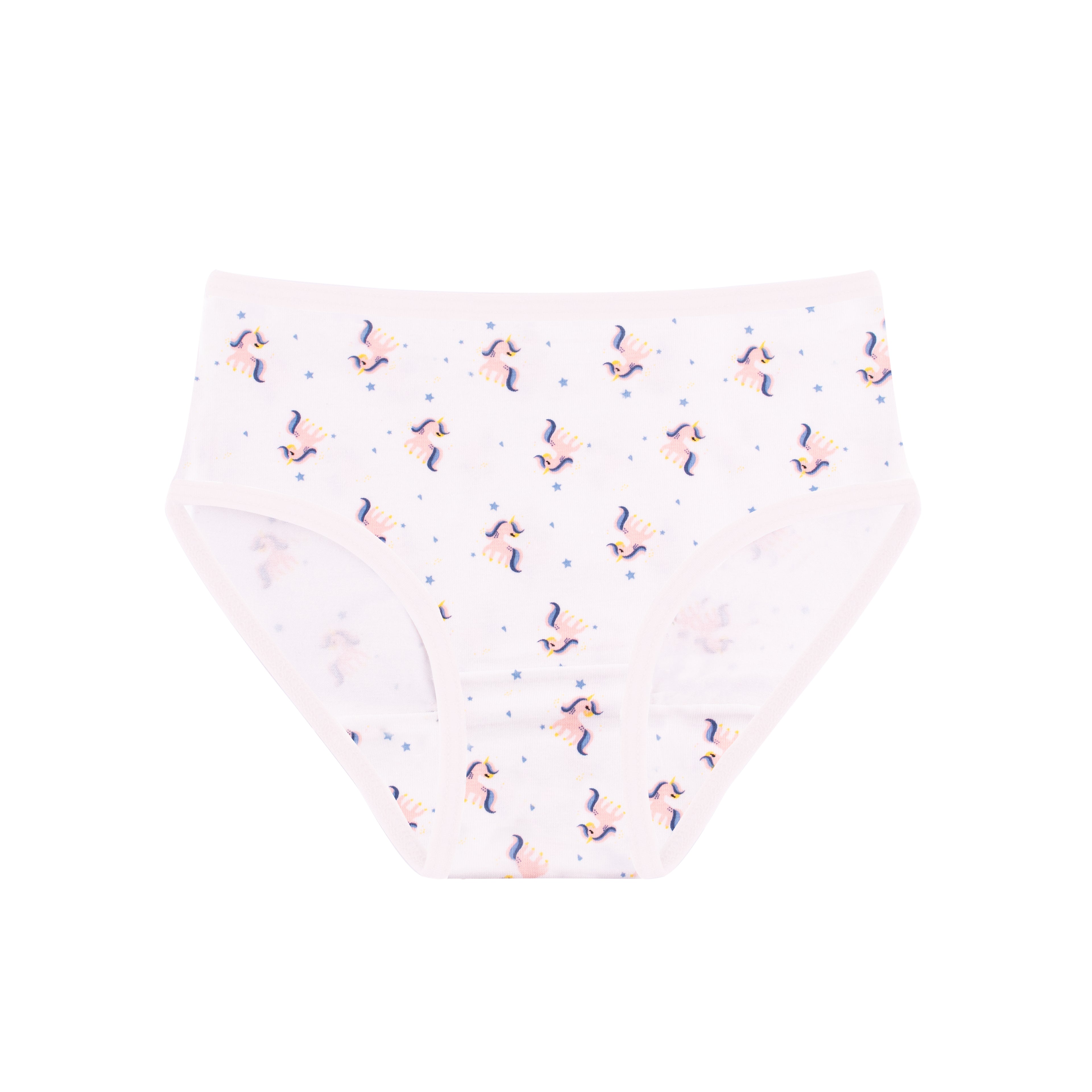 Girls Printed Brief - Pack of 3