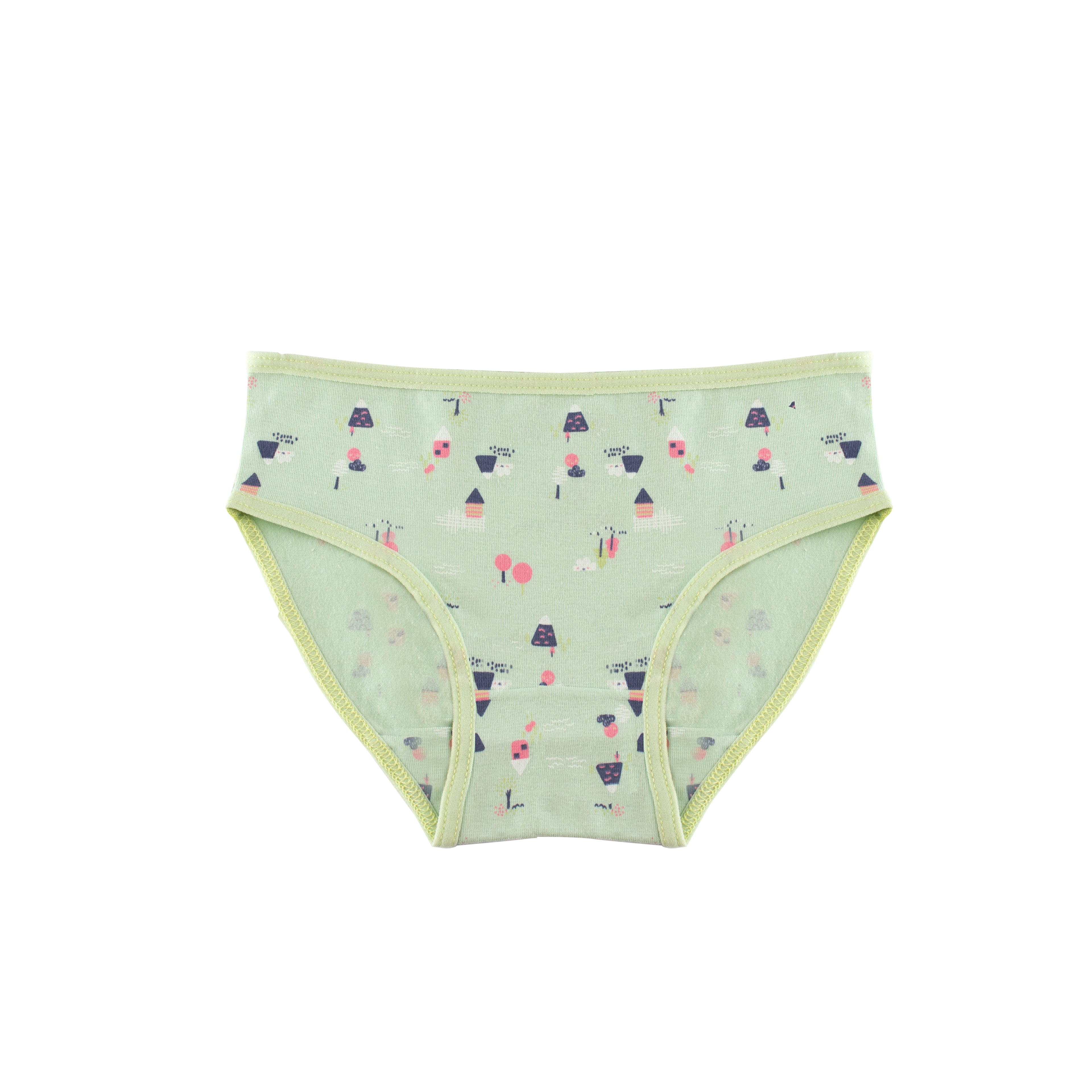 Girls Printed Brief - Pack of 3