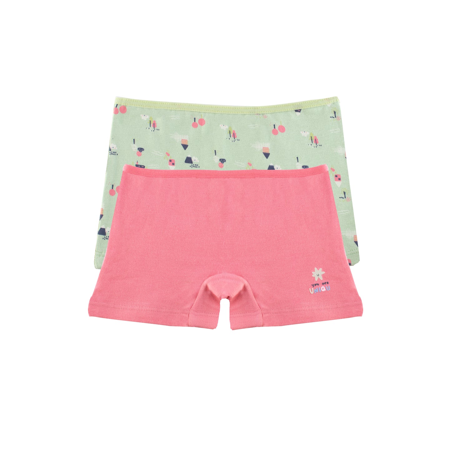 Girls Printed Hot Short - Pack of 2