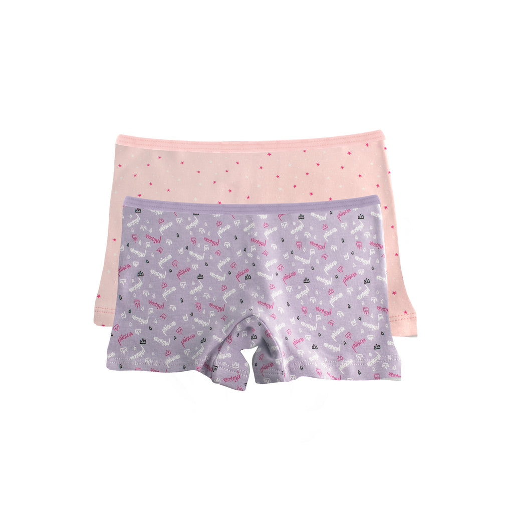 Girls Printed Hot Short - Pack of 2