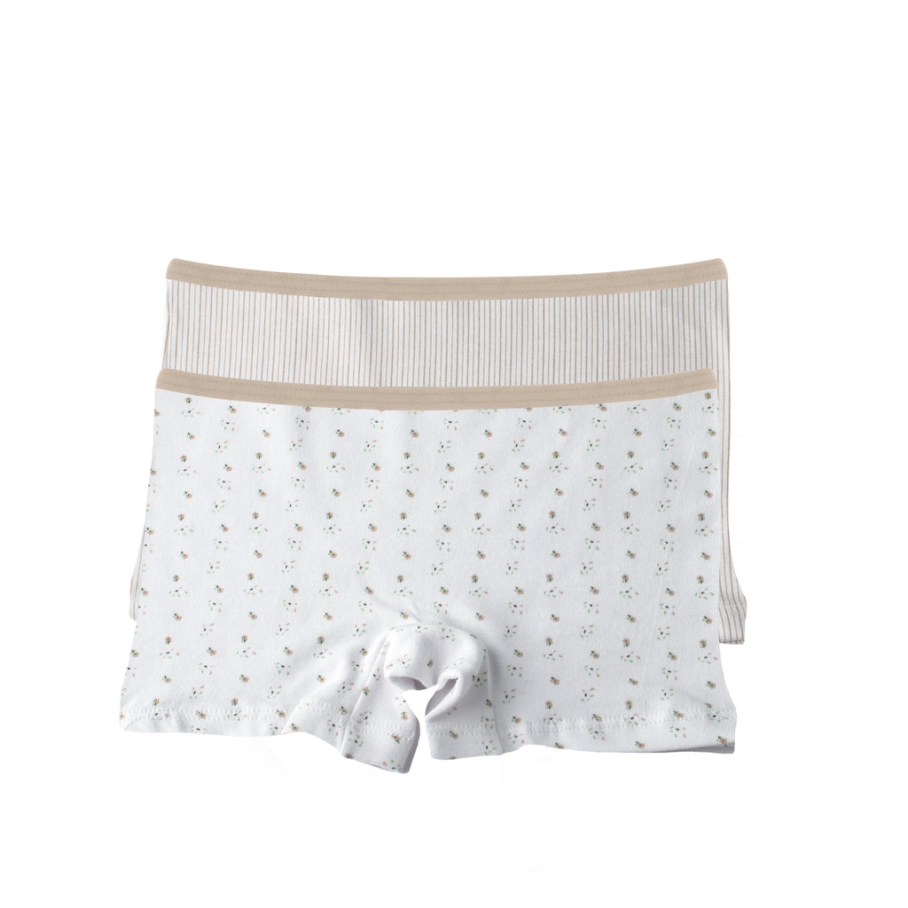 Girls Printed Hot Short - Pack of 2