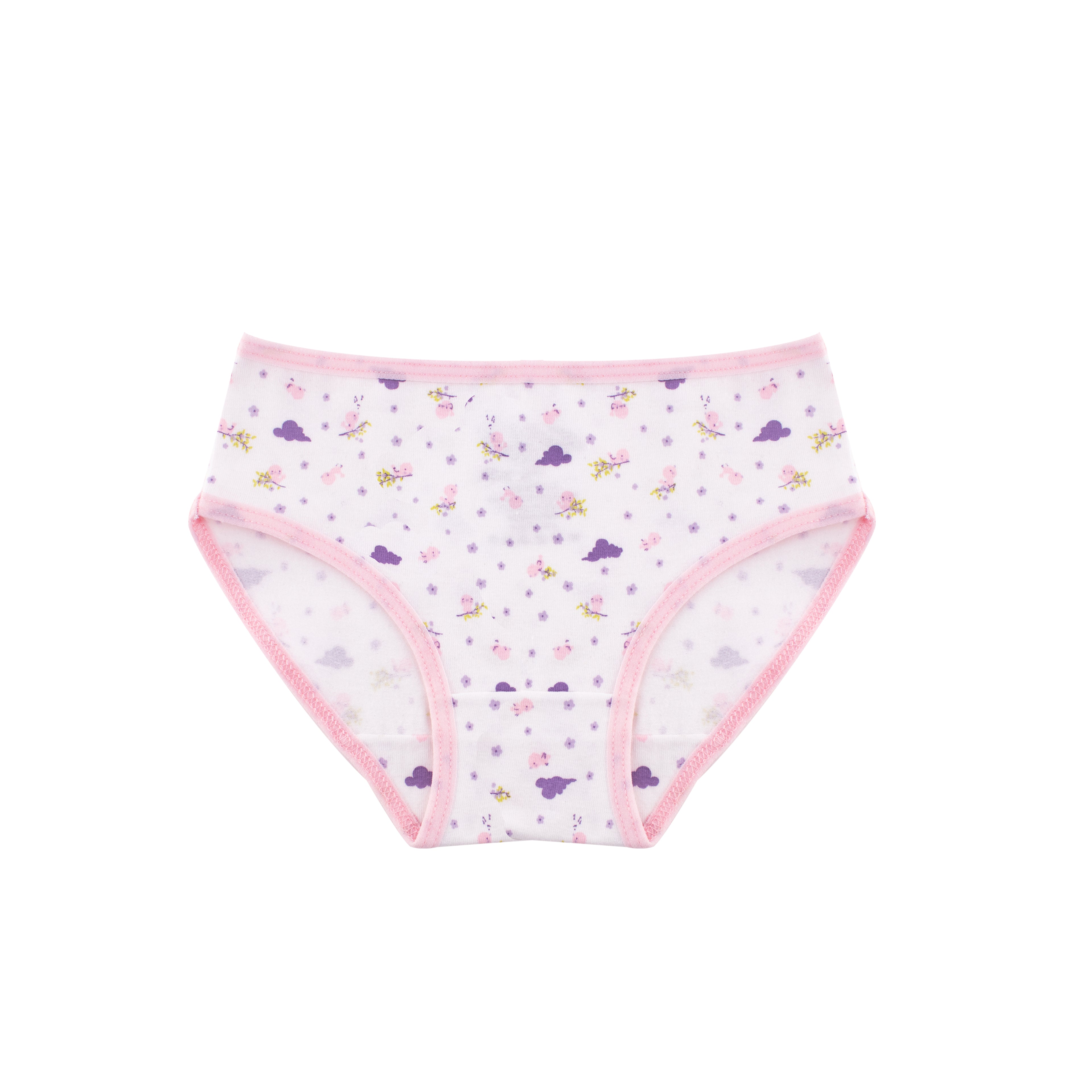 Girls Printed Brief - Pack of 3