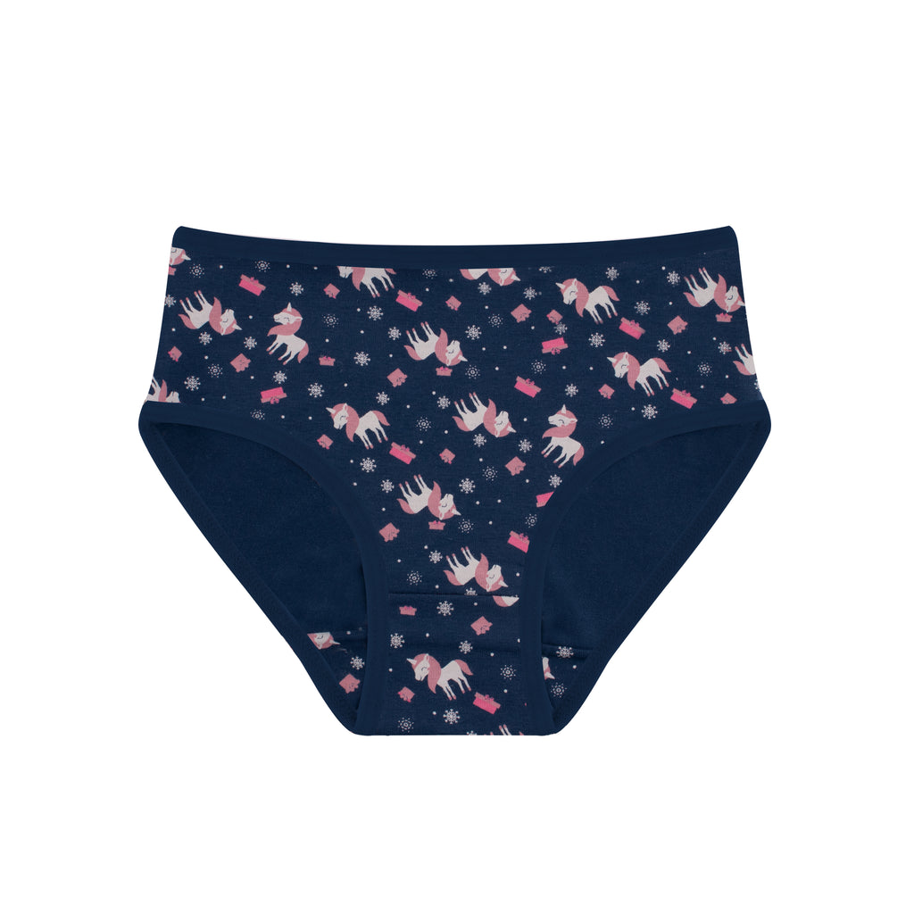 Girls Printed Brief - Pack of 3