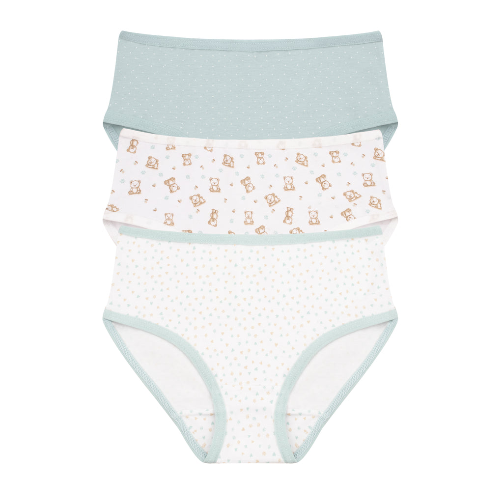 Girls Printed Brief - Pack of 3