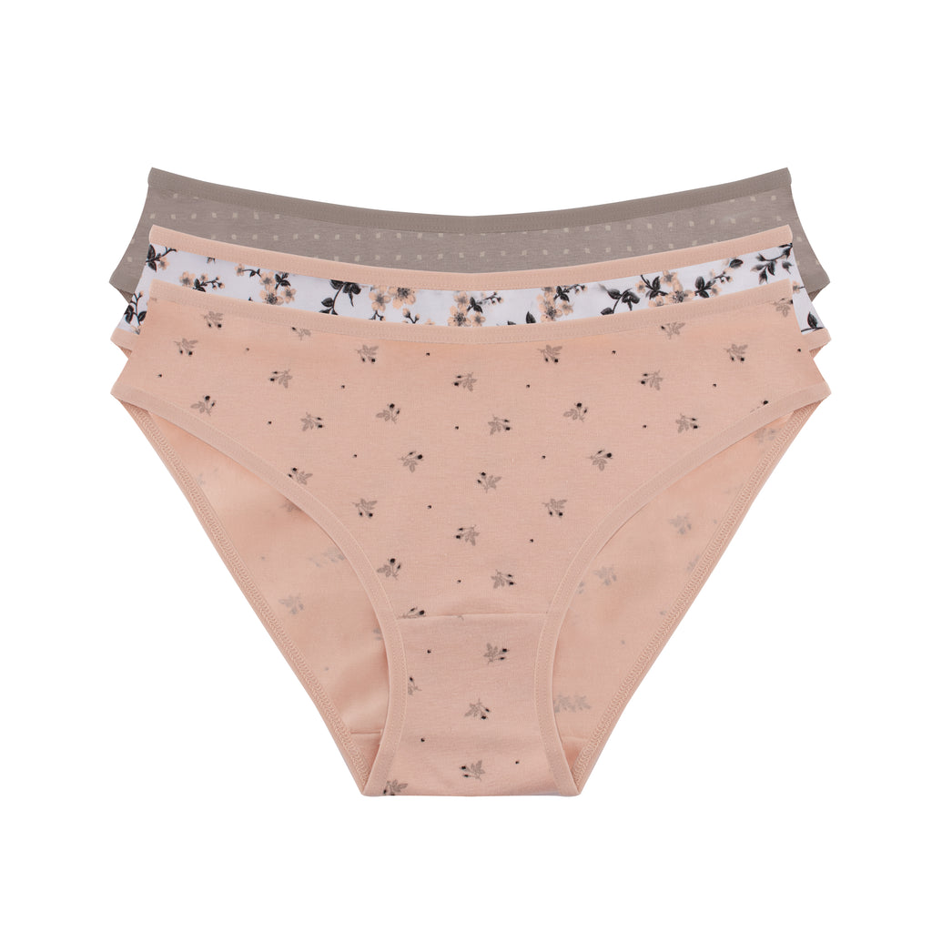 Printed Bikini - Pack of 3