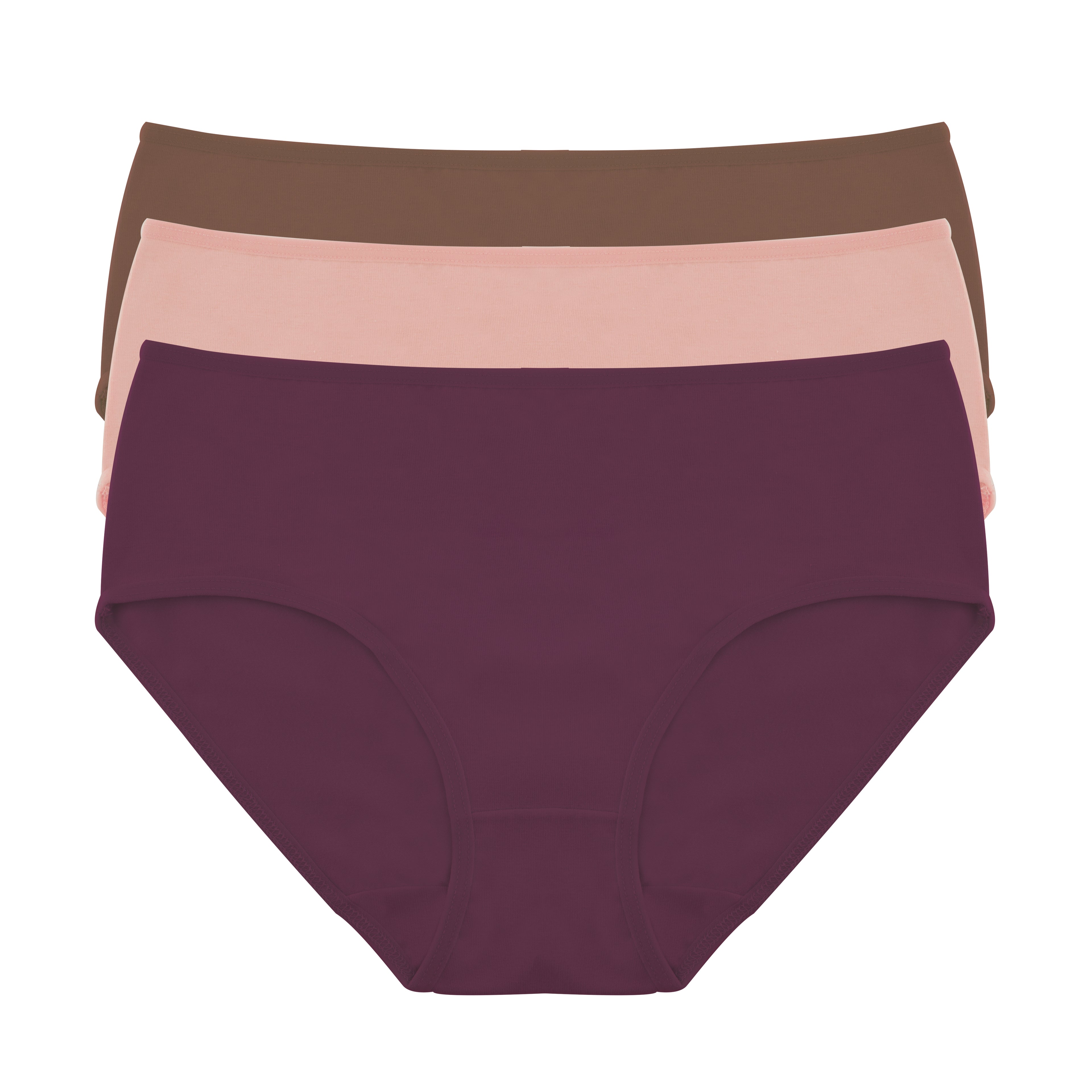 Plain Midi - Pack of 3