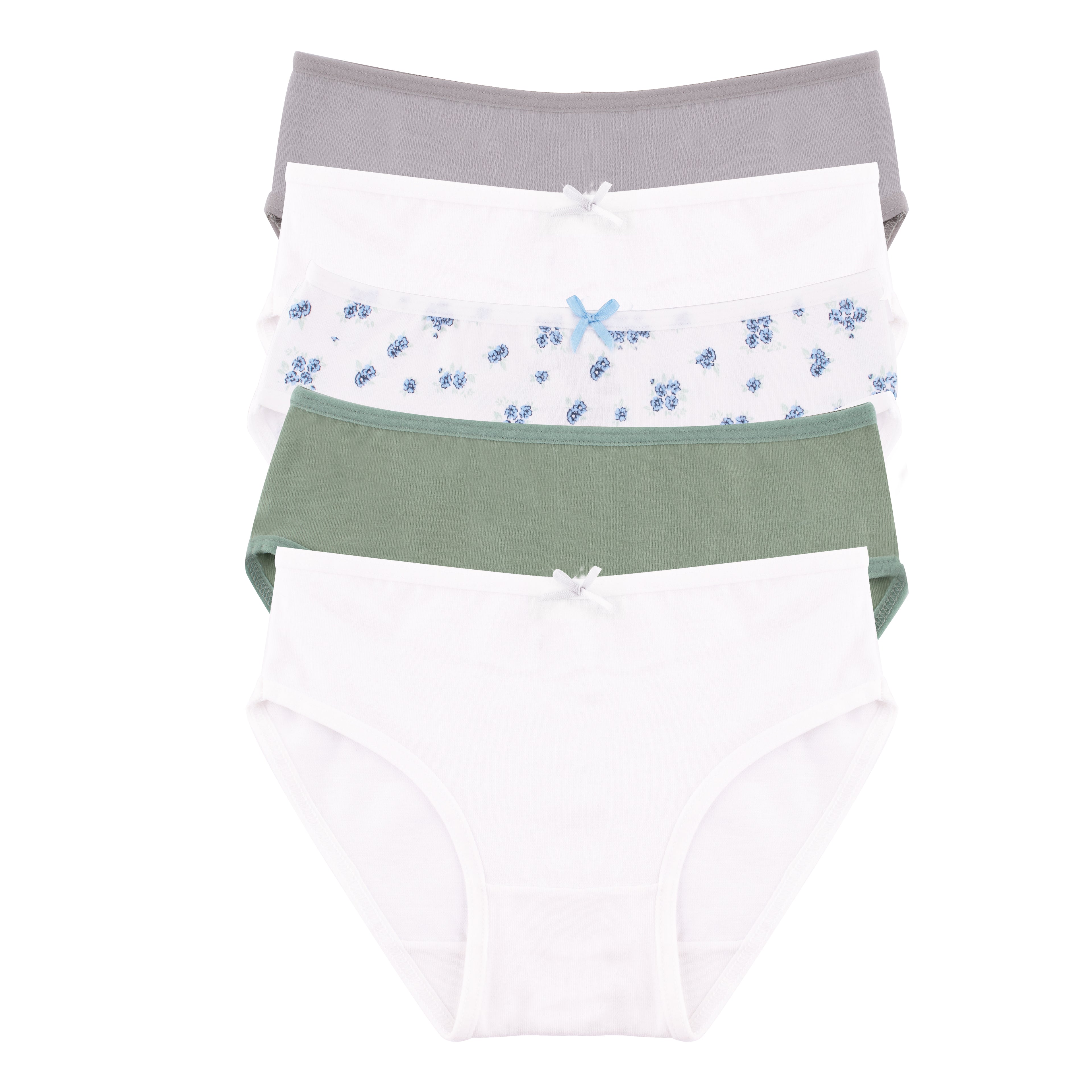 Girls Printed Brief - Pack of 5