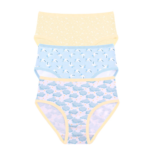 Girls Printed Brief - Pack of 3