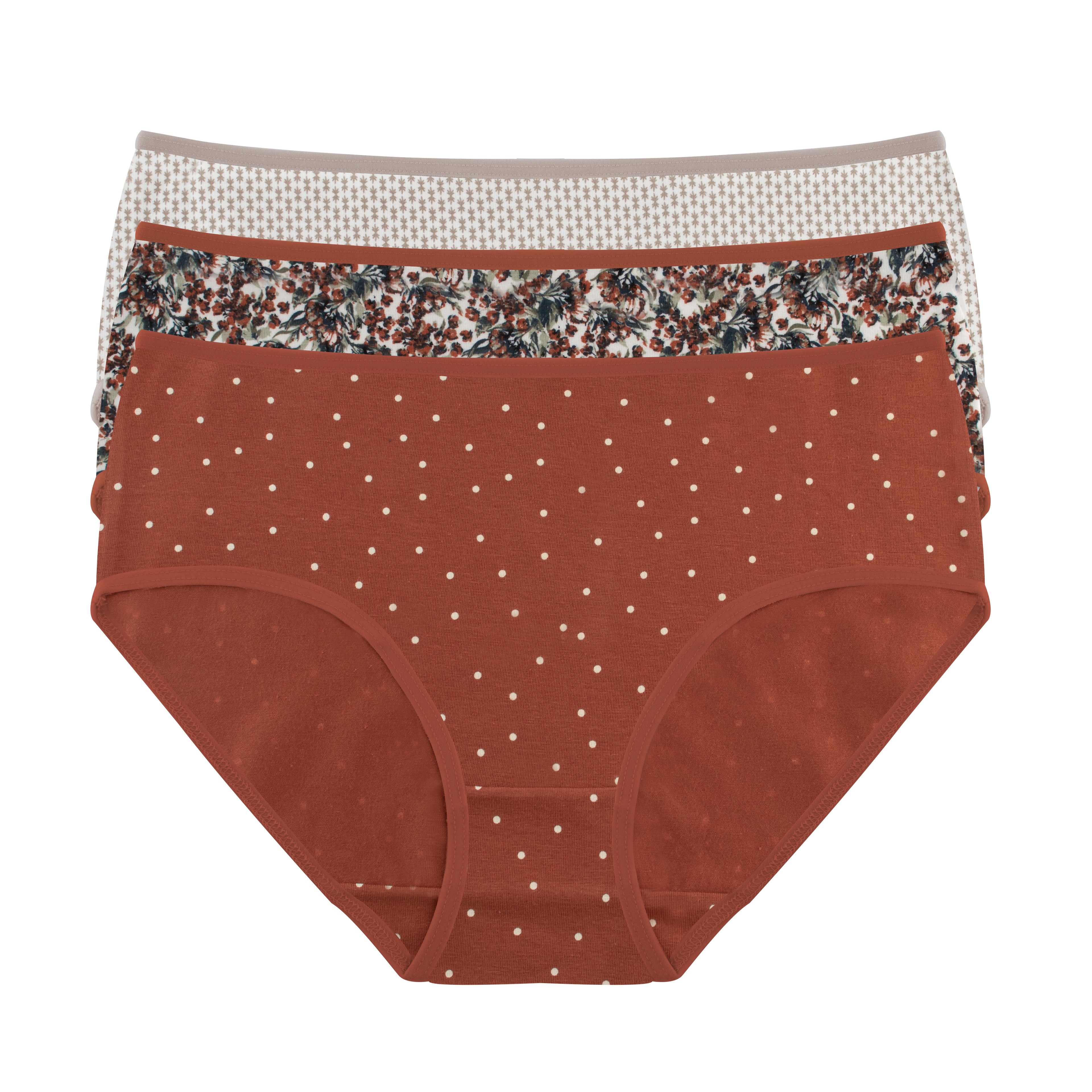 Printed Midi - Pack of 3