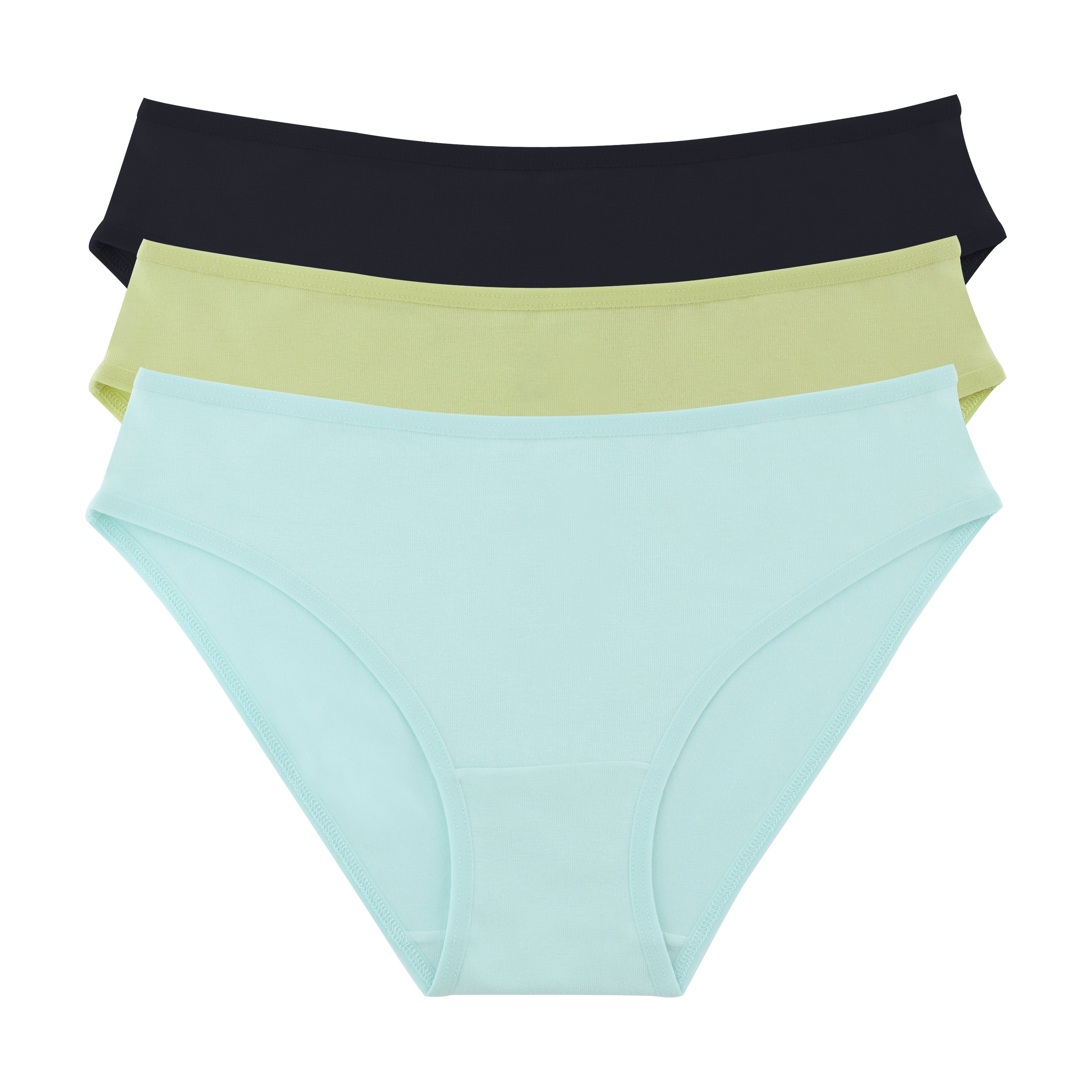 Plain Bikini - Pack of 3