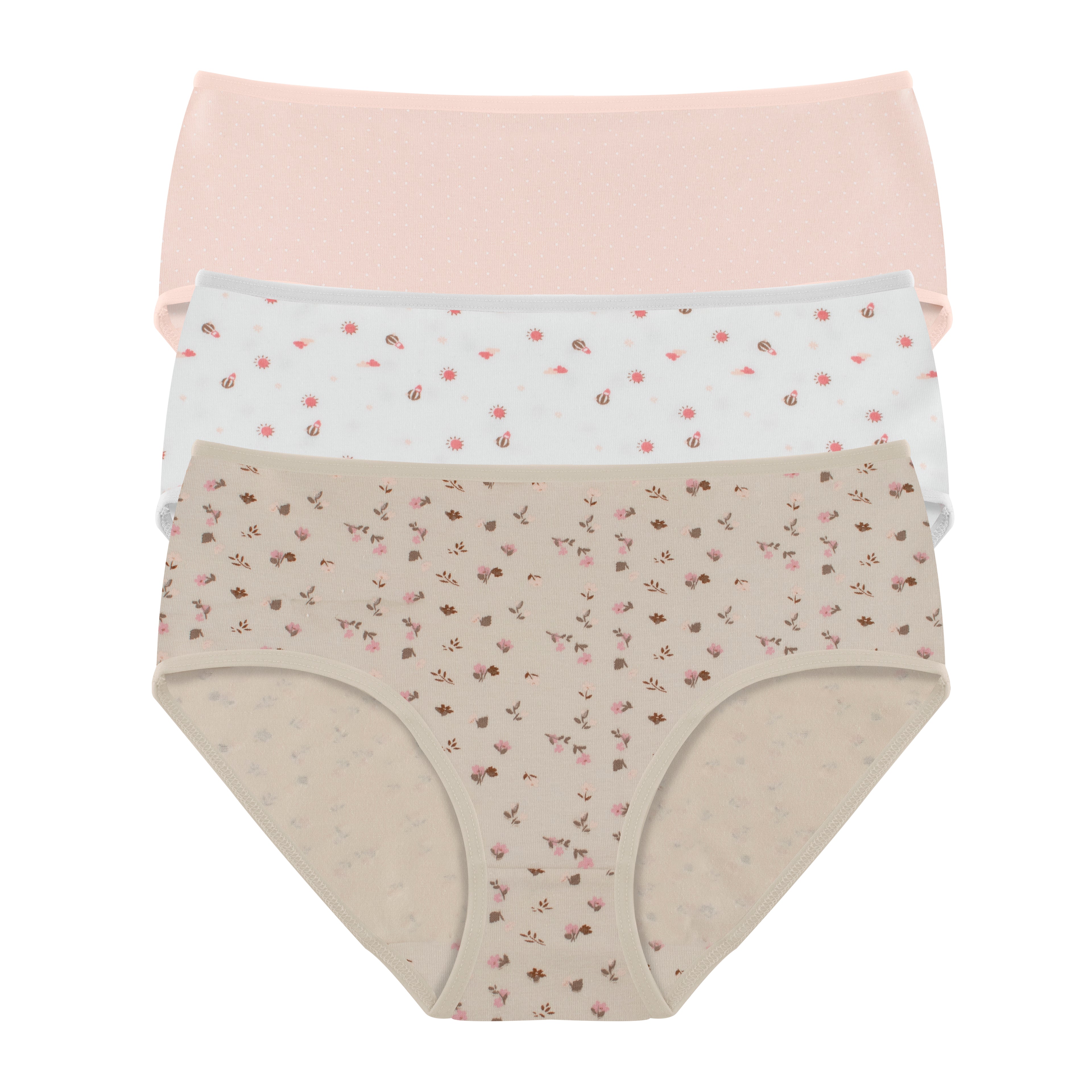 Printed Midi - Pack of 3