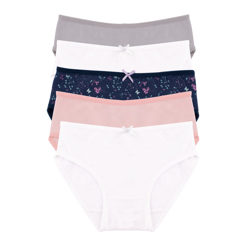 Girls Printed Brief - Pack of 5