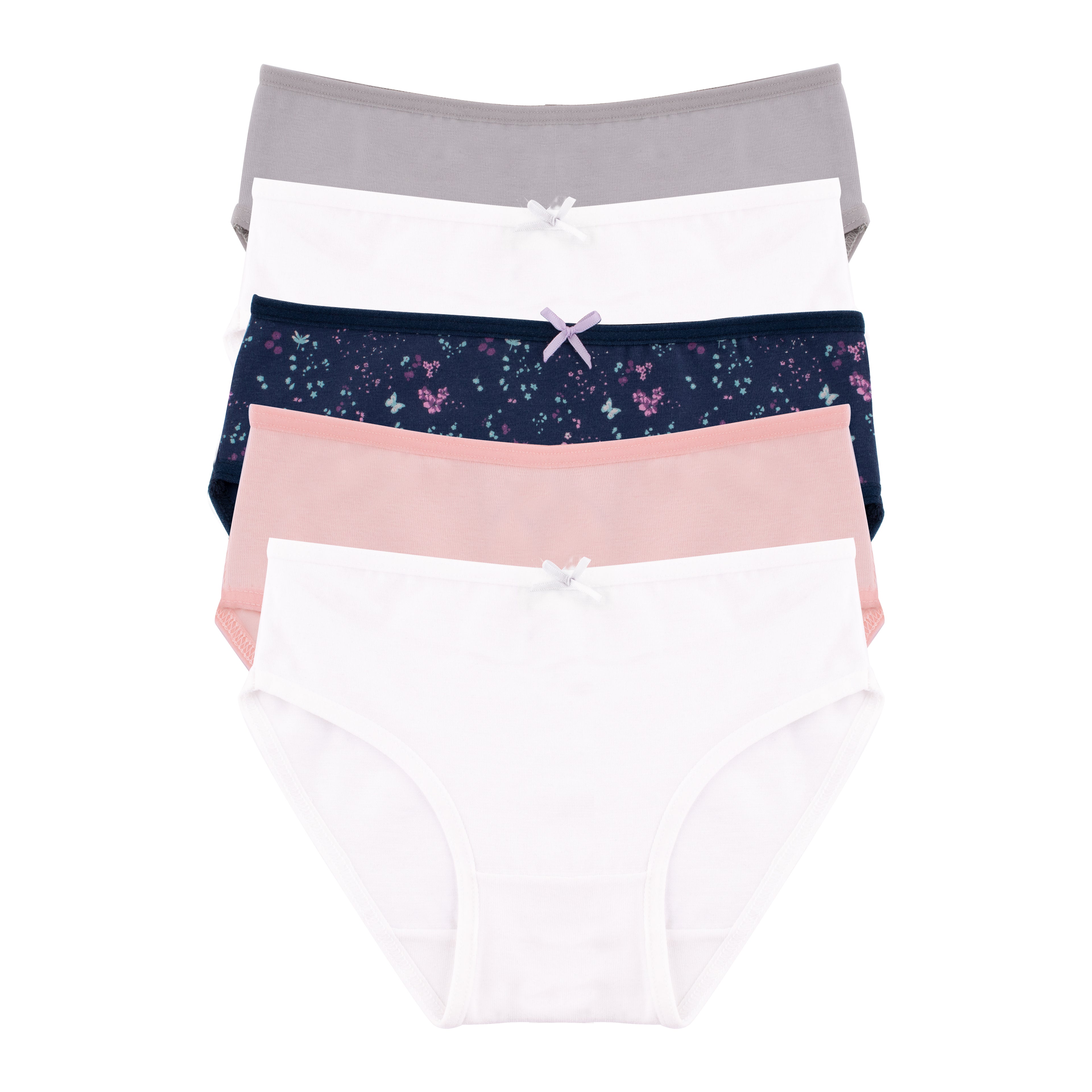 Girls Printed Brief - Pack of 5