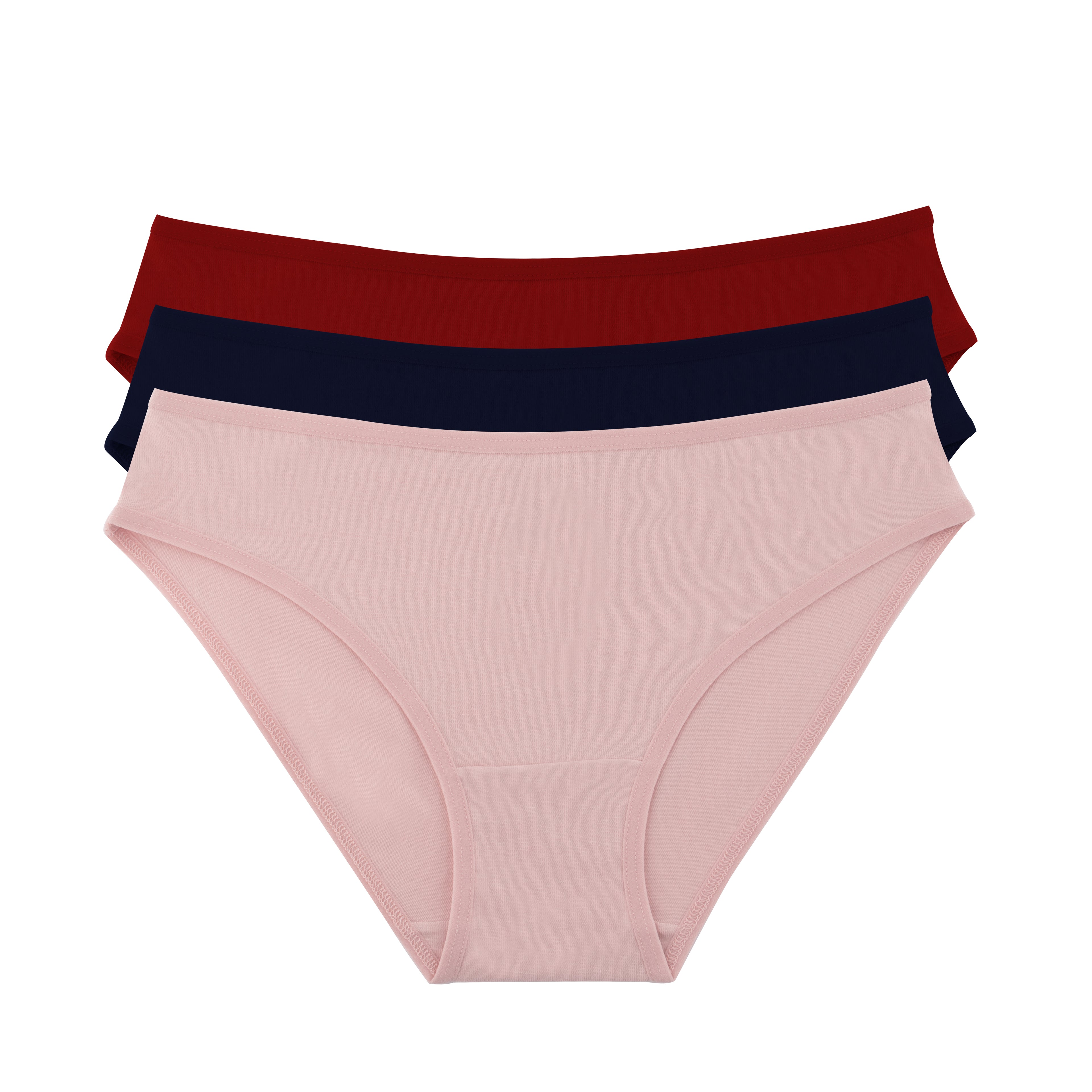 Plain Bikini - Pack of 3