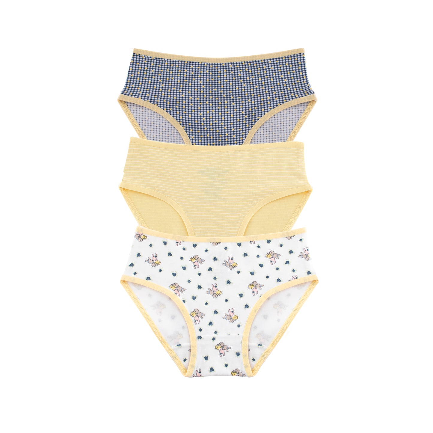 Girls Printed Brief - Pack of 3