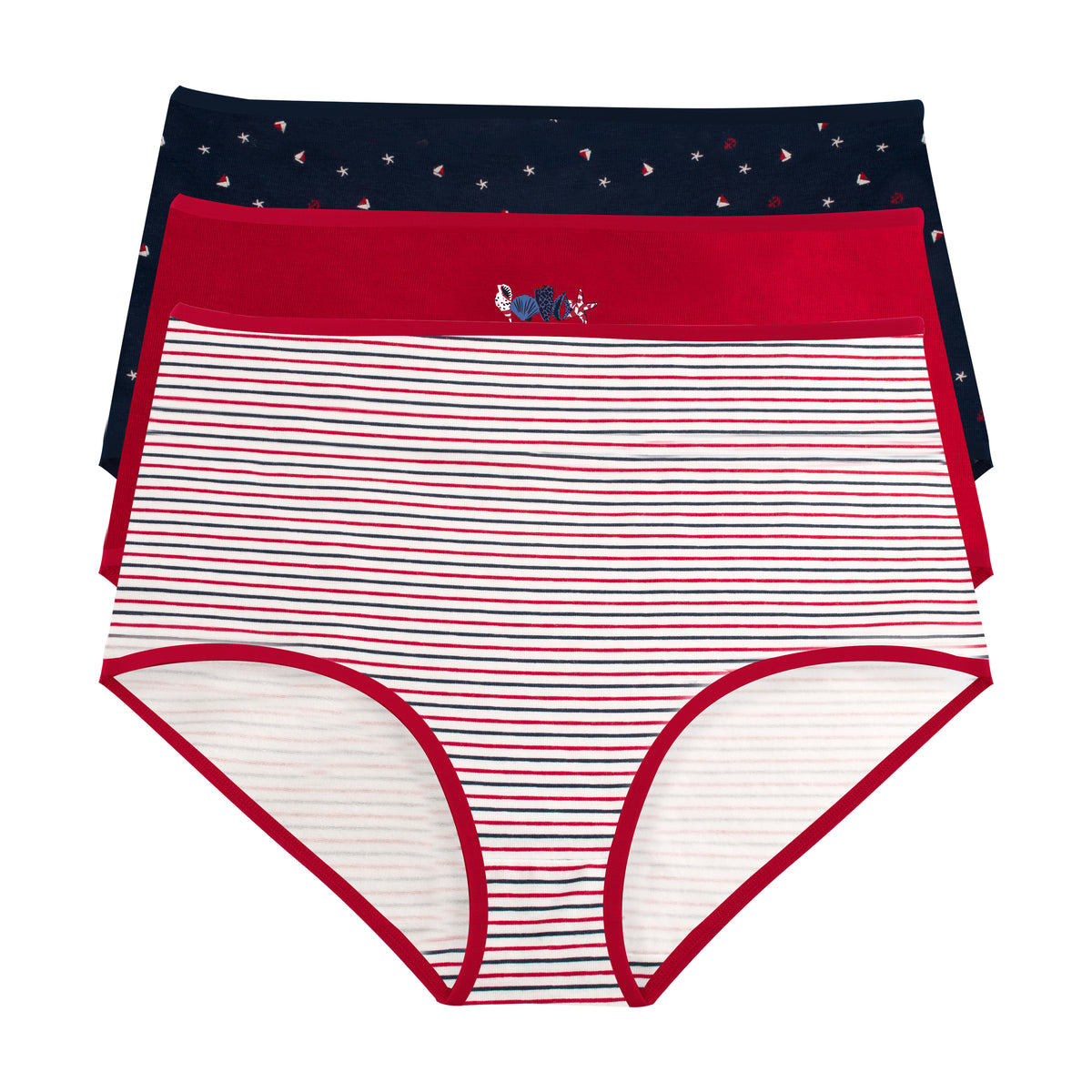 printed High Brief - Pack of 3