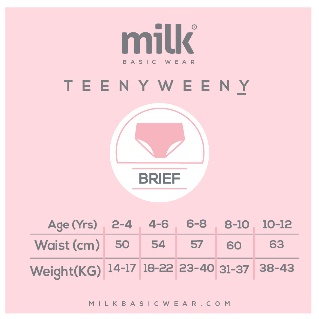 Girls Printed Brief - Pack of 3