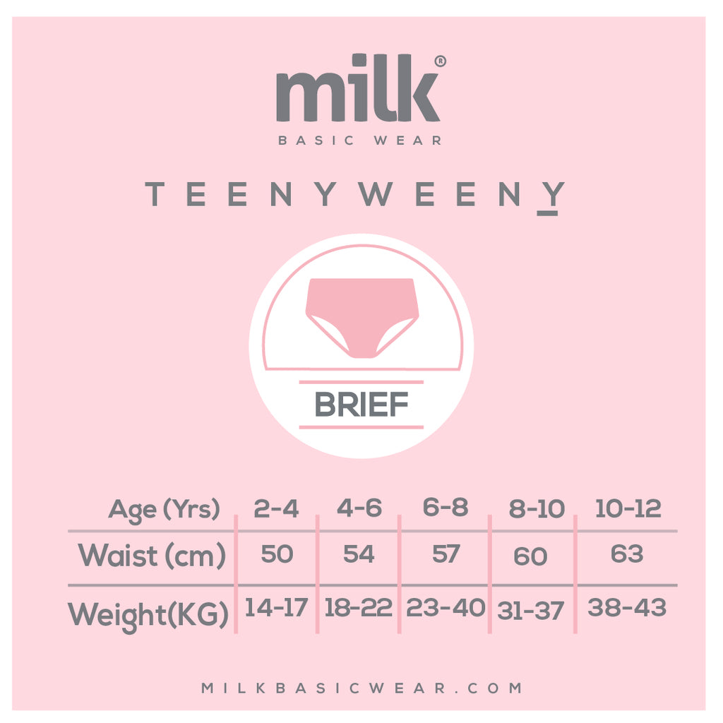 Girls Printed Brief - Pack of 3