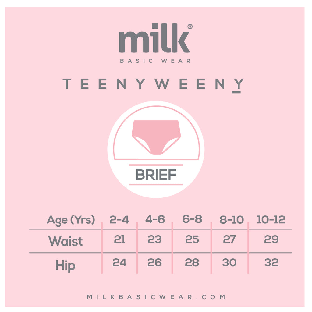 Girls Printed Brief - Pack of 5