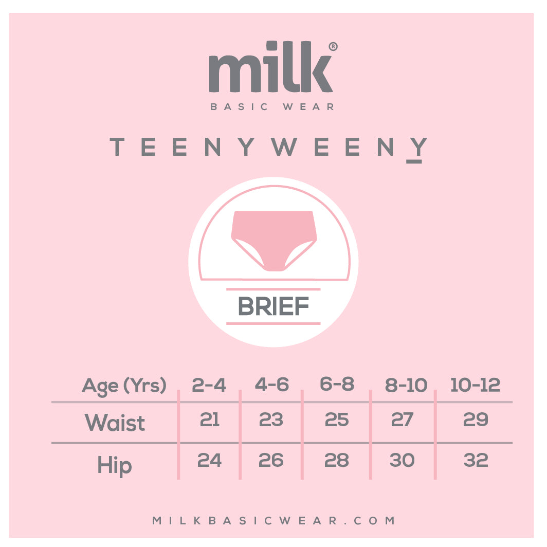 Girls Printed Brief - Pack of 3