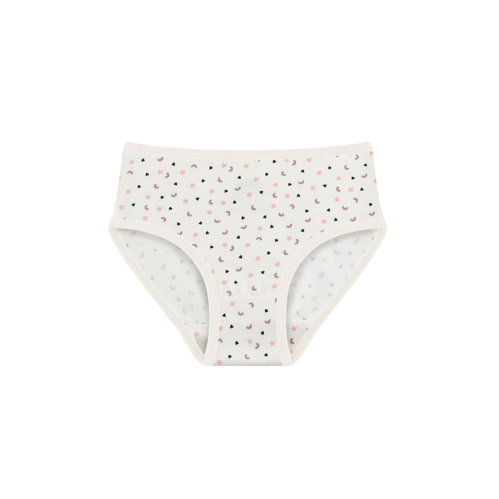 Girls Printed Brief - Pack of 3