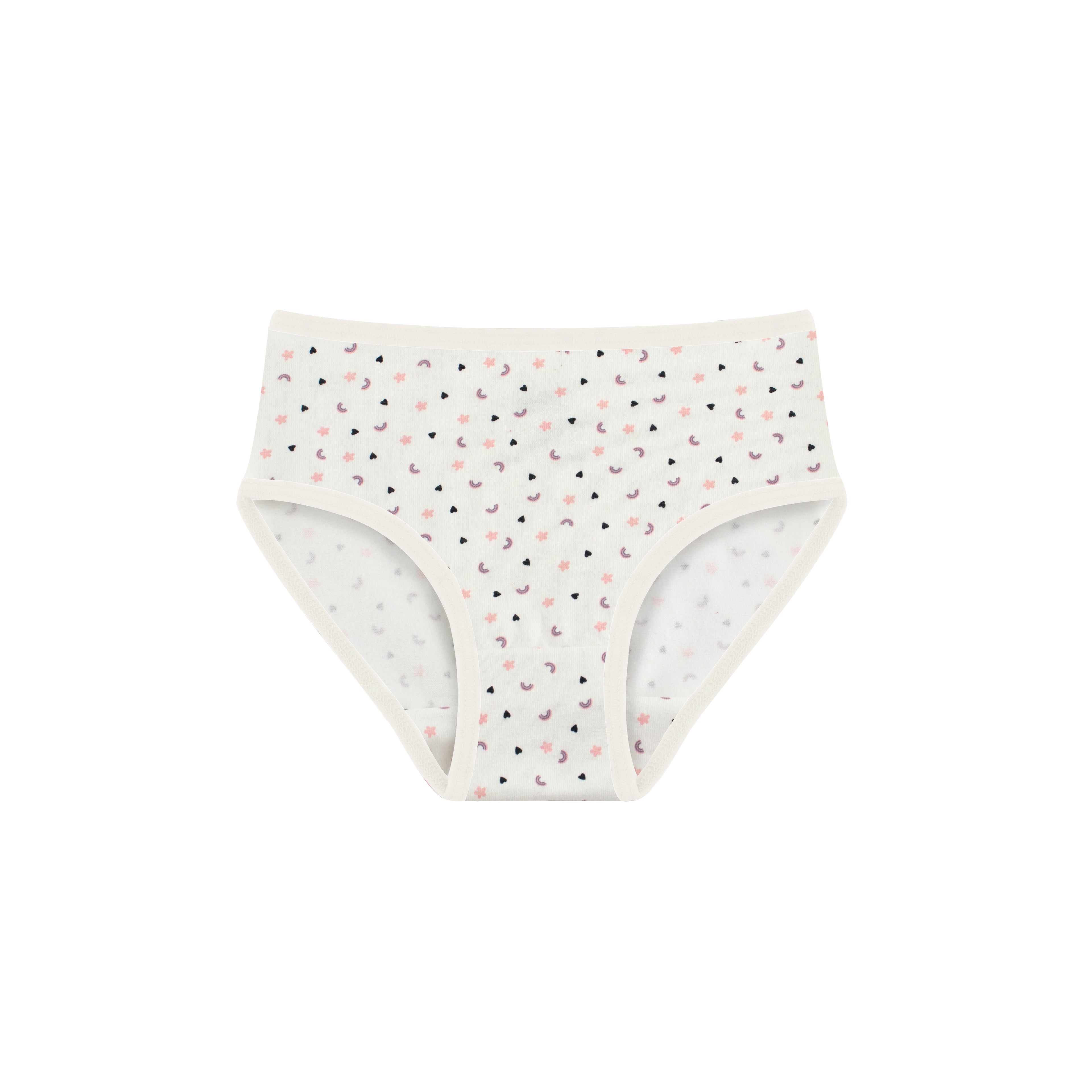 Girls Printed Brief - Pack of 3