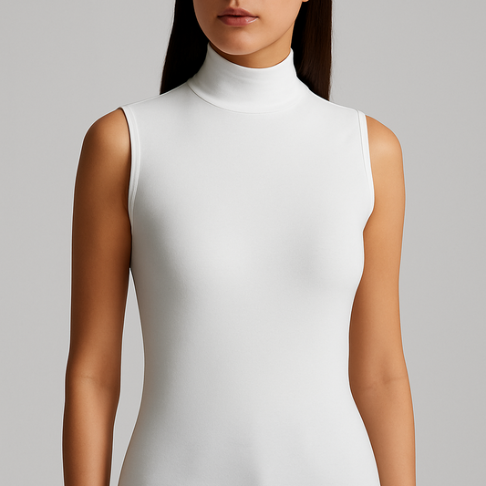 Plain High Neck Sleeveless - Pack of 1 - Body Wear