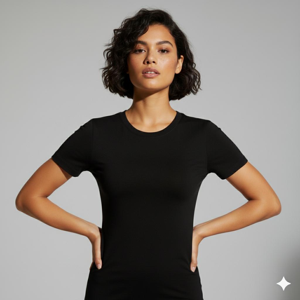 Round Neck Cap Sleeve - Pack of 1 - Body Wear