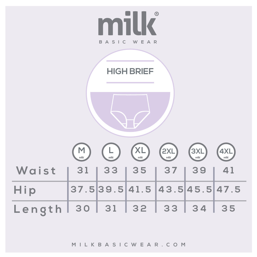 printed High Brief - Pack of 3