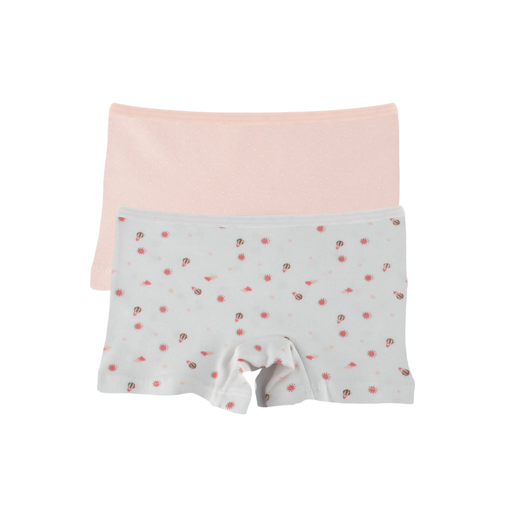 Girls Printed Hot Short - Pack of 2